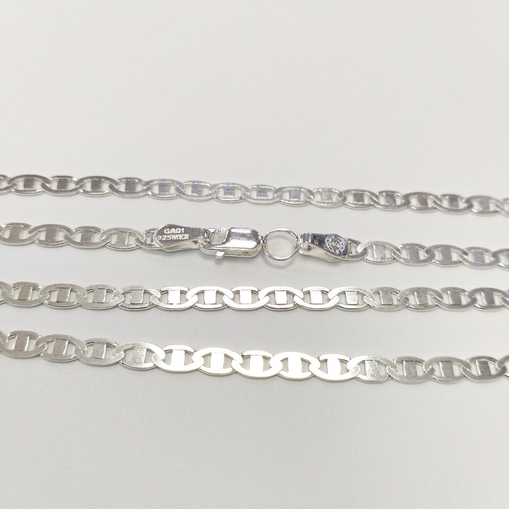 CADENA TEJIDO GUCHI PLATA .925 60 CM 9.7 GR (NUEVO)
