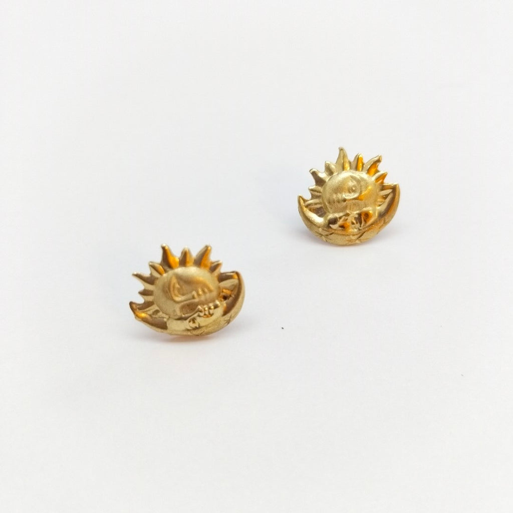 BROQUELES PAR ORO 14 K 1.1 GRMS (SEMINUEVO)