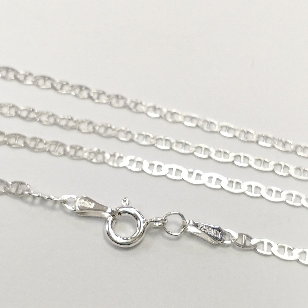 CADENA TEJIDO GUCHI PLATA .925 55 CM 3.6 GR (NUEVO)