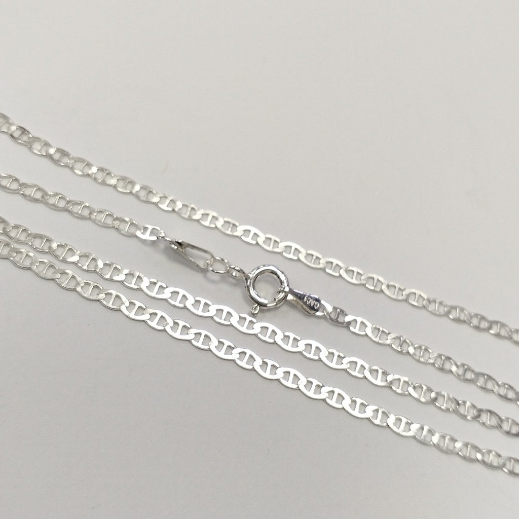 CADENA TEJIDO GUCHI PLATA .925 60 CM 3.8 GR (NUEVO)