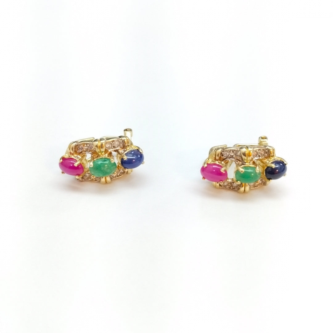 ARETES PAR ORO 14 K 8.4 GRMS (SEMINUEVO)