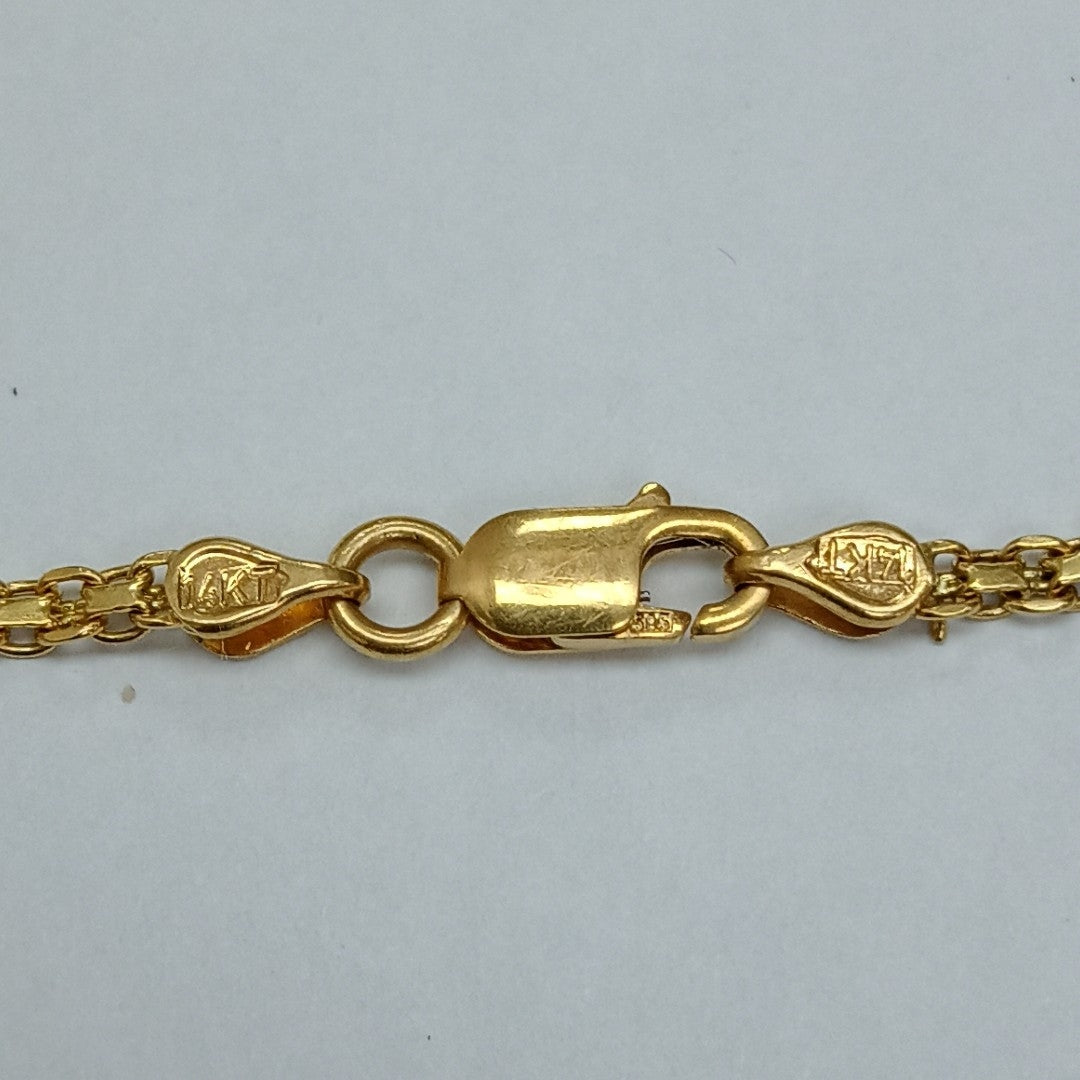 PULSERA ORO 14 K 4.6 GRMS (SEMINUEVO)