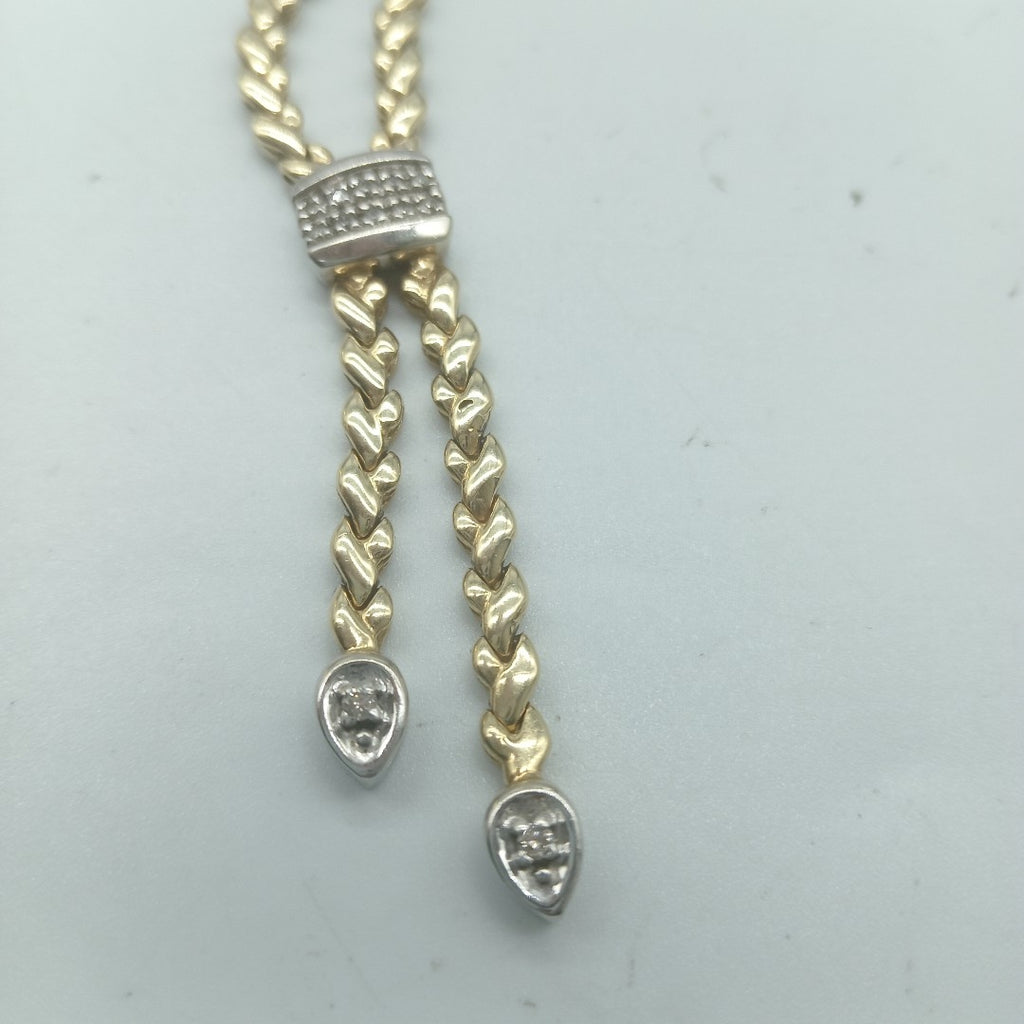 GARGANTILLA ORO COMBINADO 14 K 25.7 GRMS (SEMINUEVO)