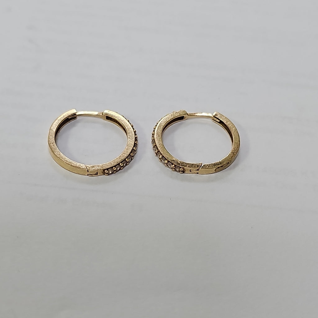 ARRACADAS PAR ORO 14 K 2.5 GRMS (SEMINUEVO)