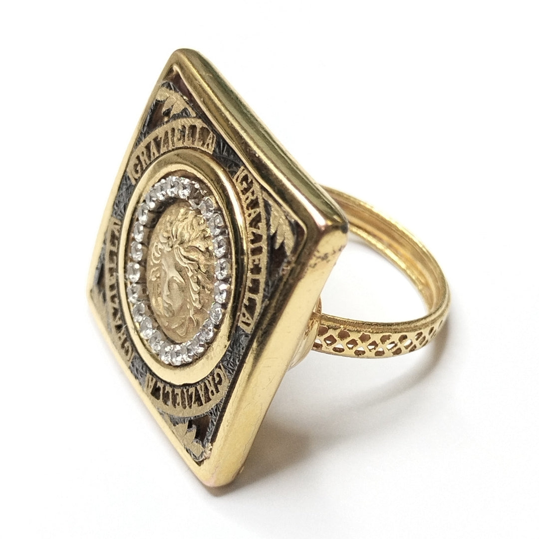 ANILLO ORO 14 K 6.6 GRMS (SEMINUEVO)