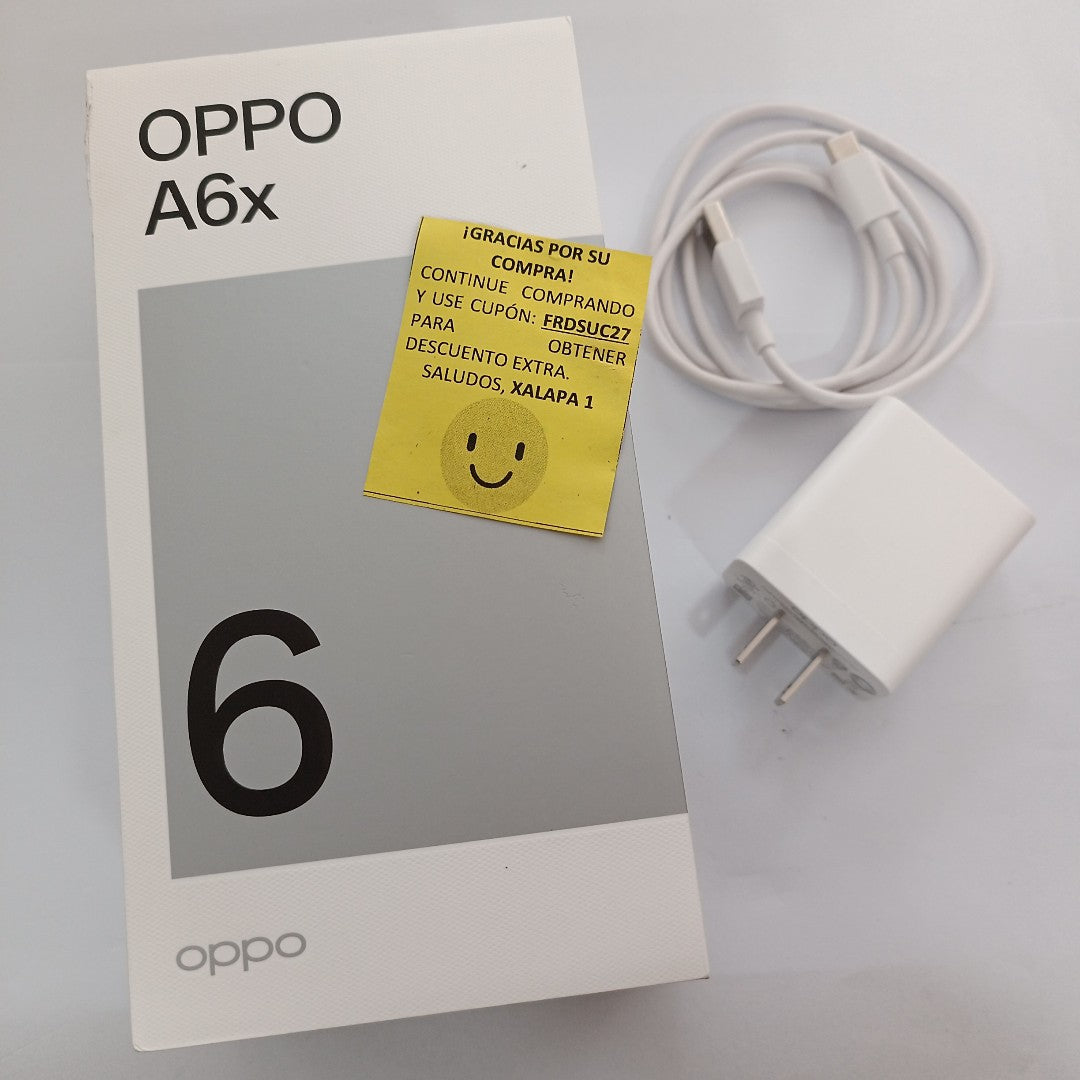 CELULAR OPPO  A6X CPH2819 (2025) 128 GB 4 GB RAM (SEMINUEVO)