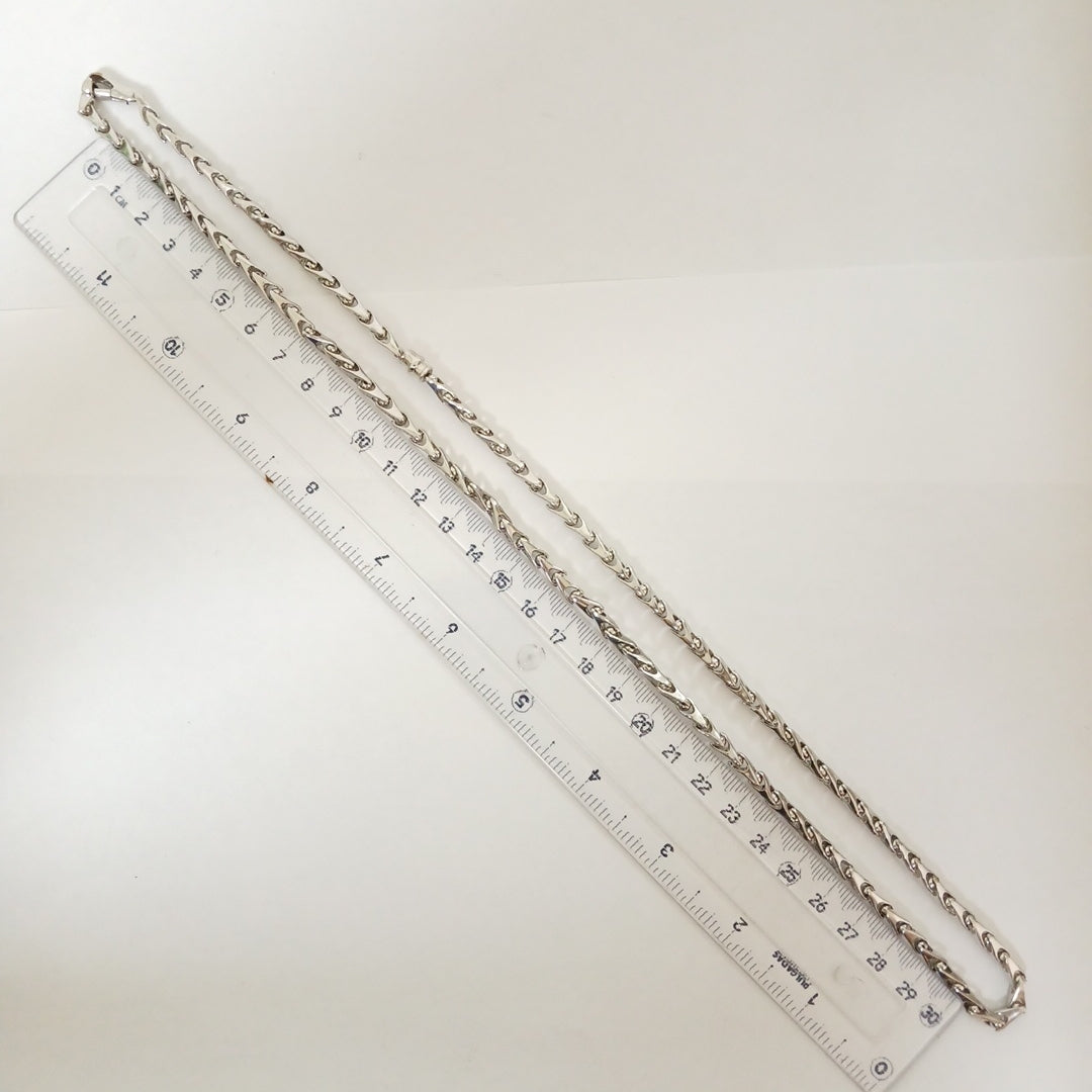 CADENA ORO BLANCO 14 K 42,30 GRMS (SEMINUEVO)