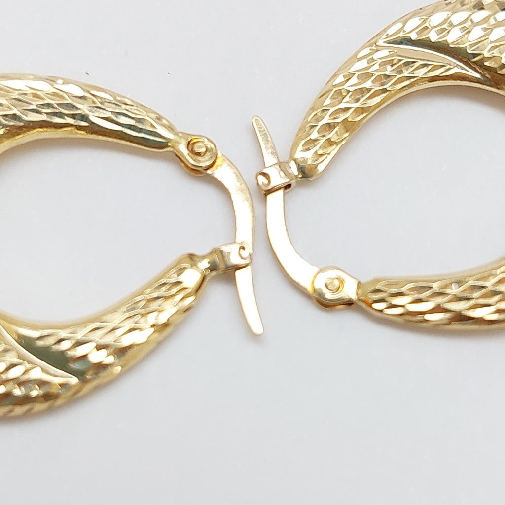 ARRACADAS PAR ORO 14 K 2.5 GRMS (SEMINUEVO)