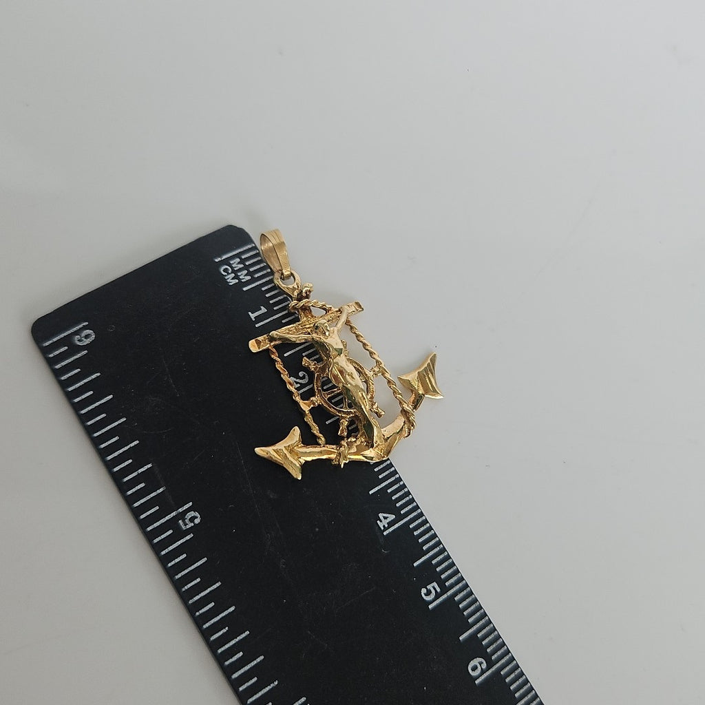 CRUZ DE CARAVACA ORO 14 K 2.6 GRMS (SEMINUEVO)