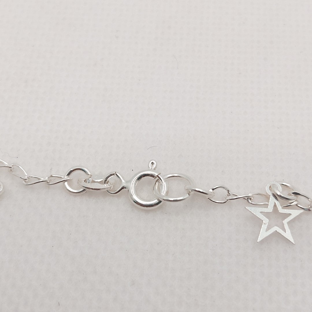 PULSERA TEJIDO ESPECIAL PLATA .925 18 CM 2.7 GR (NUEVO)