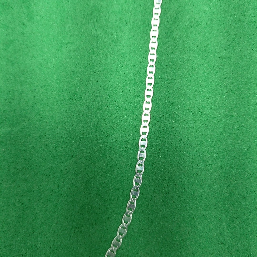CADENA TEJIDO ESPEJO PLATA .925 60 CM 4.4 GR (NUEVO)