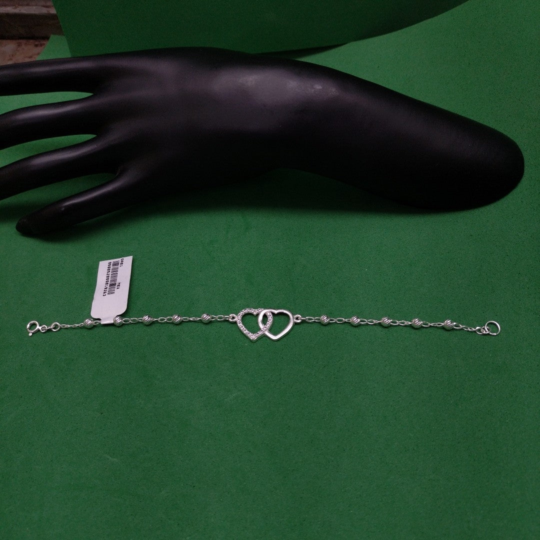 PULSERA TEJIDO TEJIDO ESPECIAL PLATA .925 18 CM 4.1 GR (NUEVO)