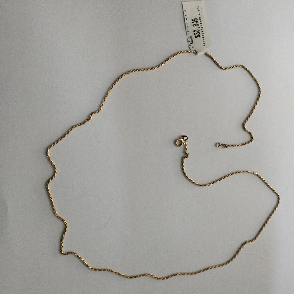CADENA ORO 14 K 4.5 GRMS (SEMINUEVO)