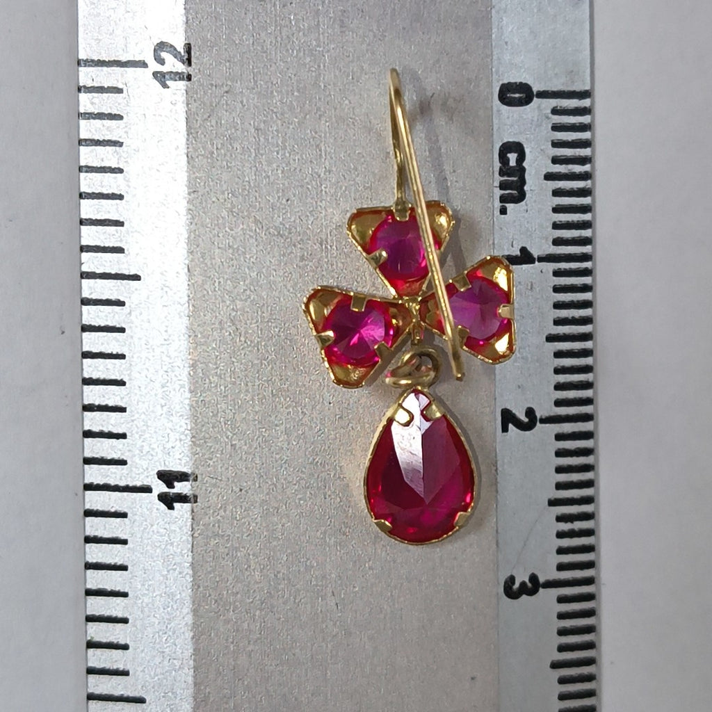 ARETES PAR ORO 10 K 2,10 GRMS (SEMINUEVO)