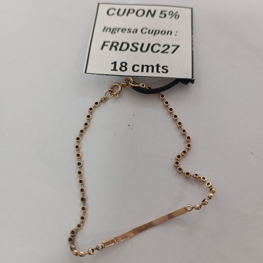ESCLAVA ORO 14 K 2,40 GRMS (SEMINUEVO)