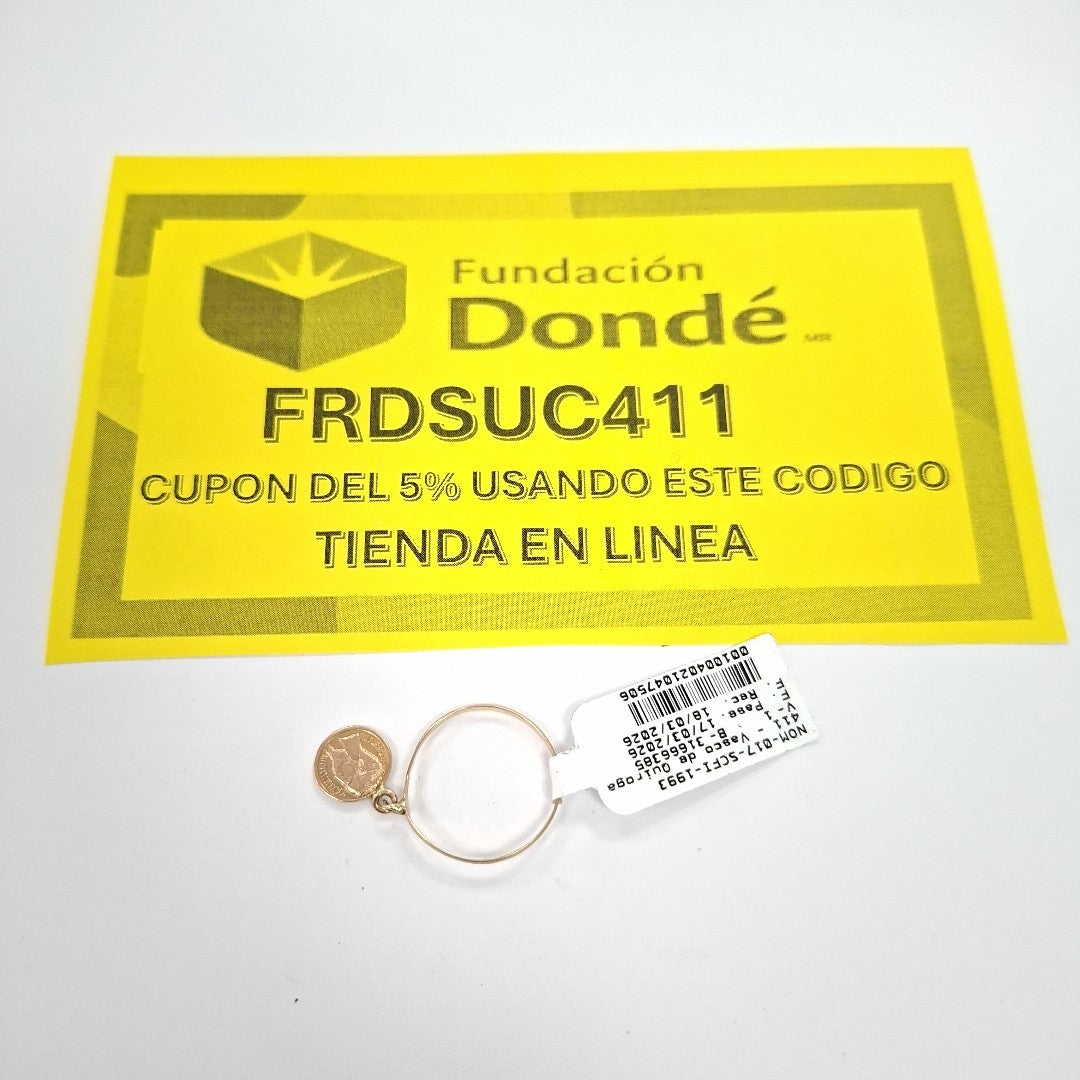 ANILLITO ORO 14 K 1.1 GRMS (SEMINUEVO)