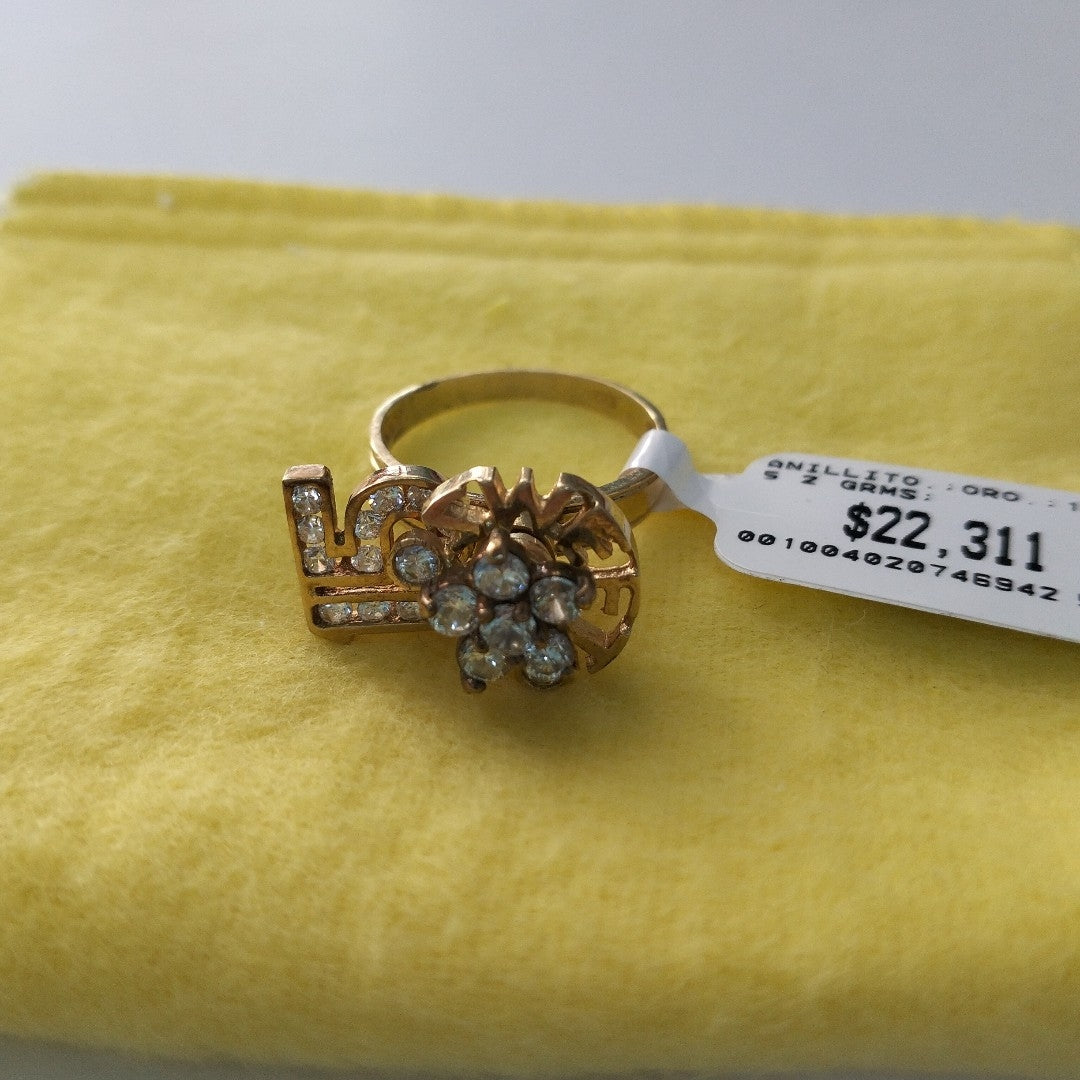 ANILLITO ORO 10 K 5.2 GRMS (SEMINUEVO)