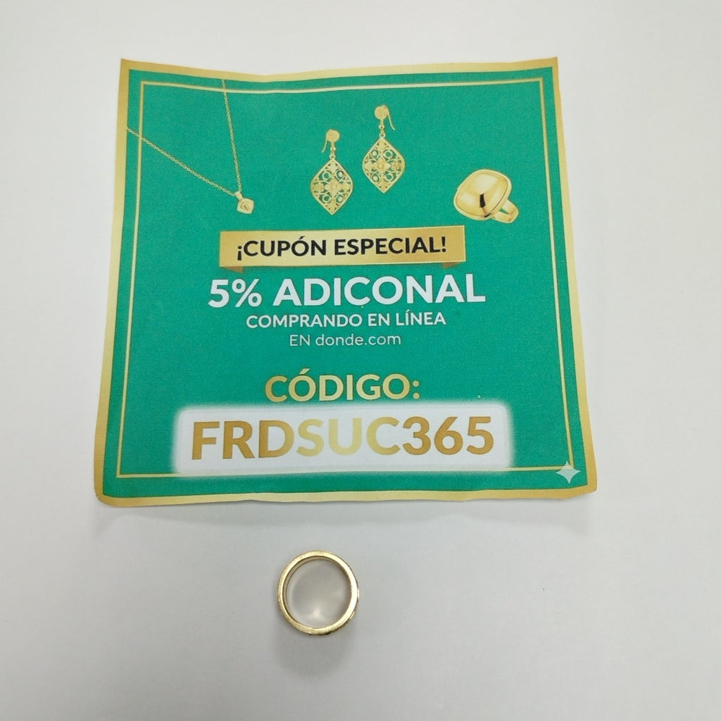 ARGOLLA ORO 14 K 7.4 GRMS (SEMINUEVO)