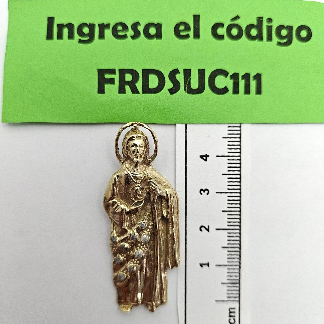 MEDALLA RELIGIOSA ORO 14 K 9,70 GRMS (SEMINUEVO)