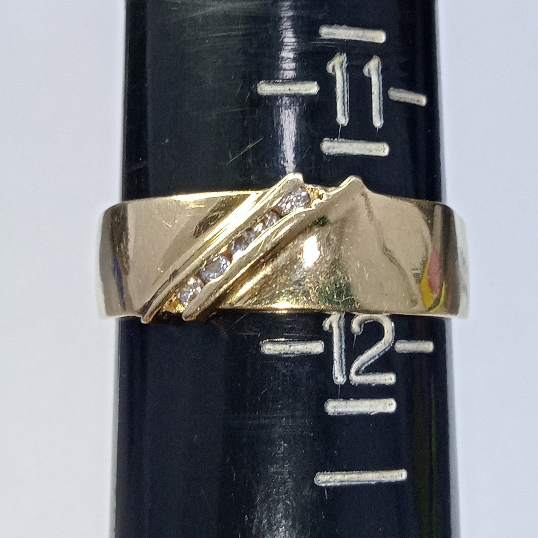ANILLO ORO 14 K 4.6 GRMS (SEMINUEVO)