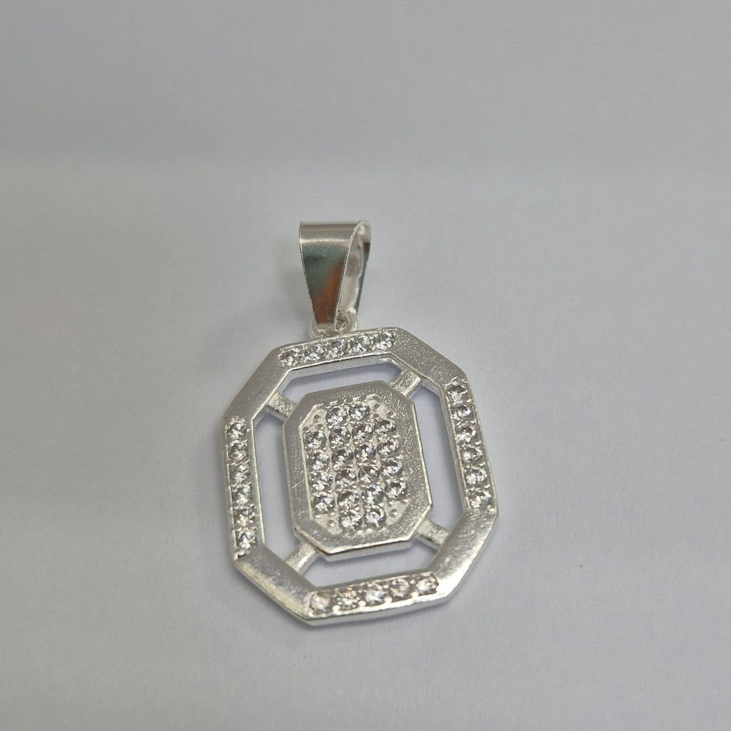 DIJE C/CIRCONIAS PLATA .925 3.4 GR (NUEVO)