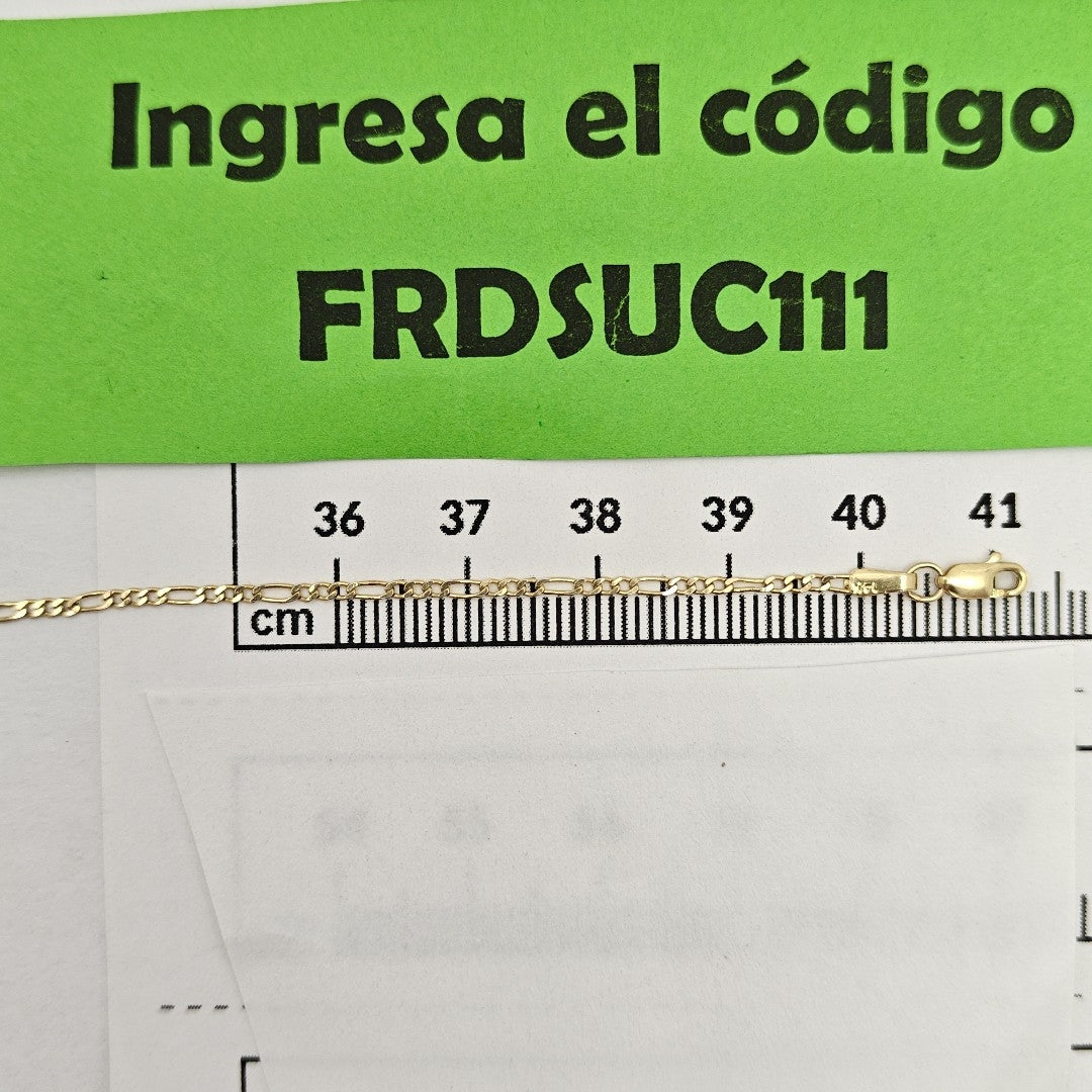 CADENA ORO 14 K 2,00 GRMS (SEMINUEVO)