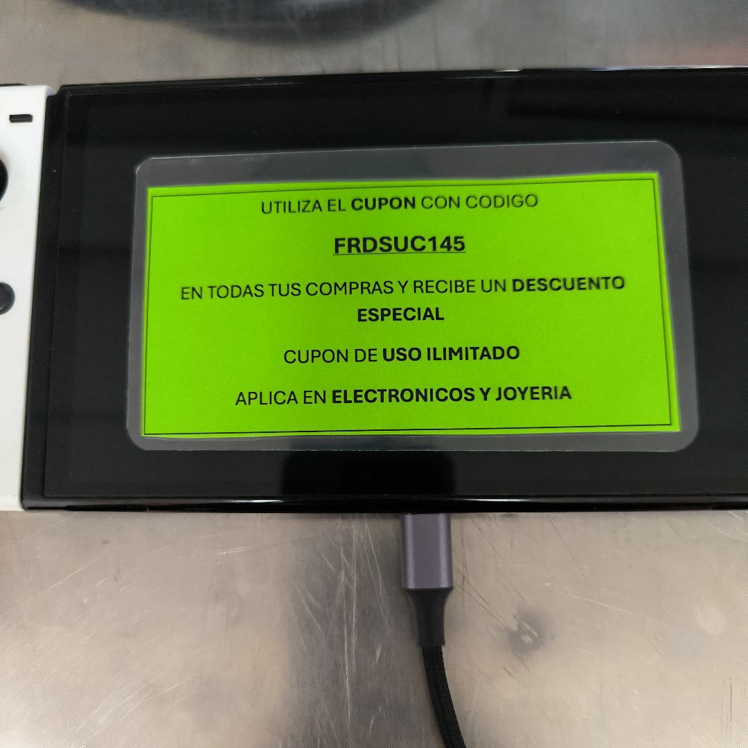 CONSOLA DE VIDEOJUEGO NINTENDO SWITCH OLED 64 GB (SEMINUEVO)