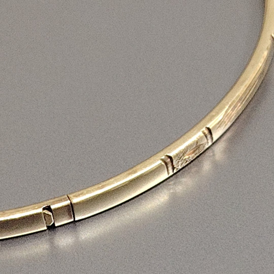 PULSERA, PULSERA RIGIDA ORO 10 K 4.1 GRMS (SEMINUEVO)