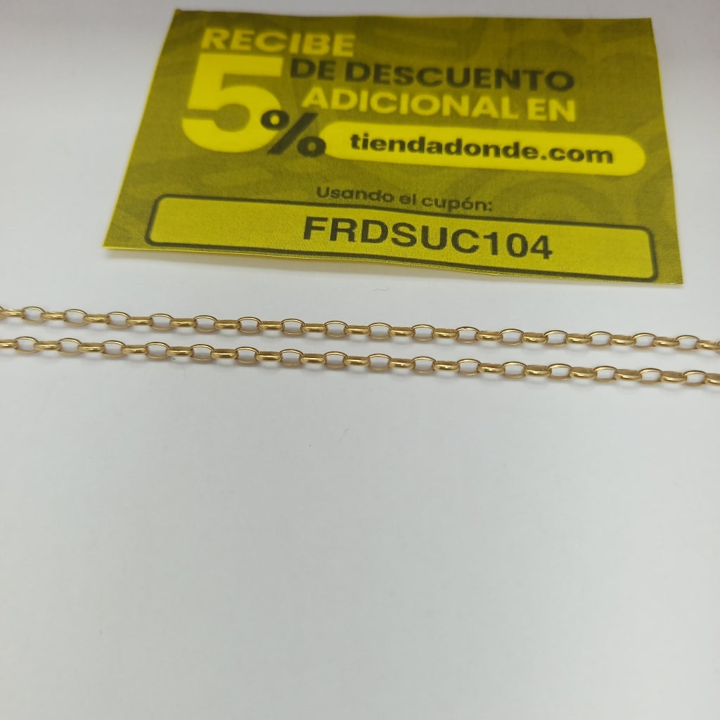 CADENA ORO 14 K 3,30 GRMS (SEMINUEVO)