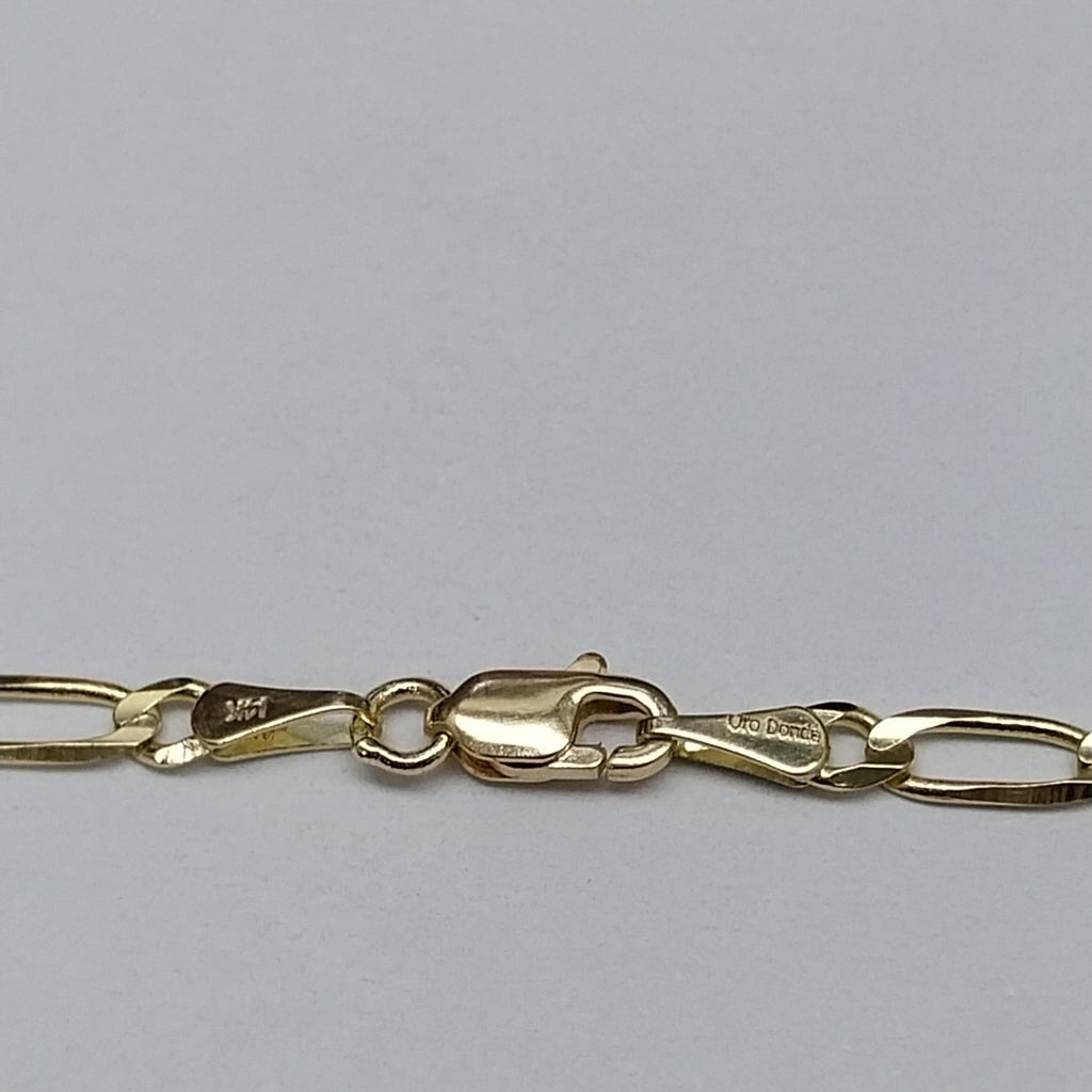 CADENAS 1X1 ORO 14K 55 CM 7.4 GR (NUEVO)
