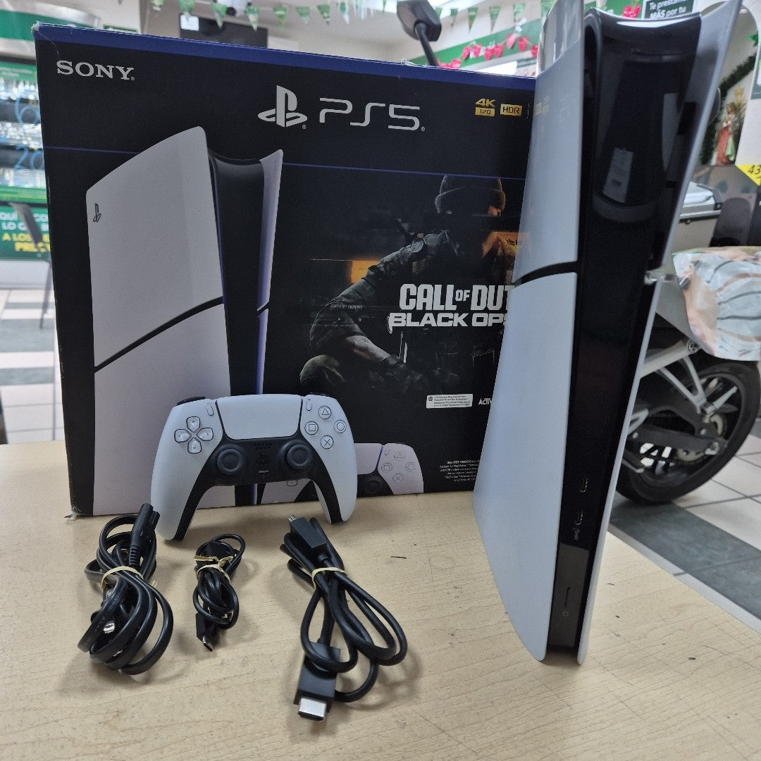 CONSOLA DE VIDEOJUEGO SONY PS5 SLIM DIGITAL 1 TB SSD (SEMINUEVO)