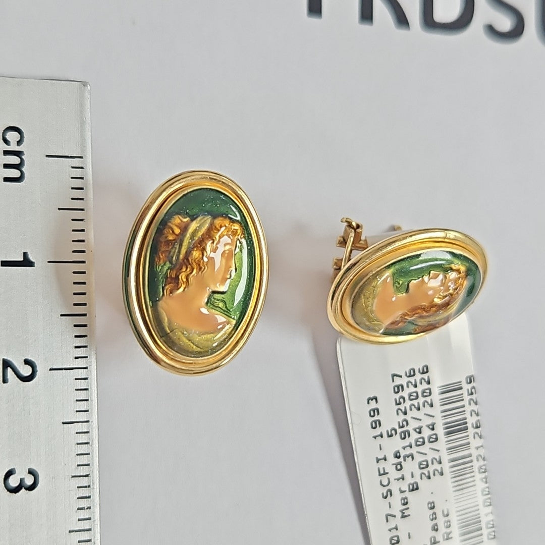 ARETES PAR ORO 14 K 6,10 GRMS (SEMINUEVO)