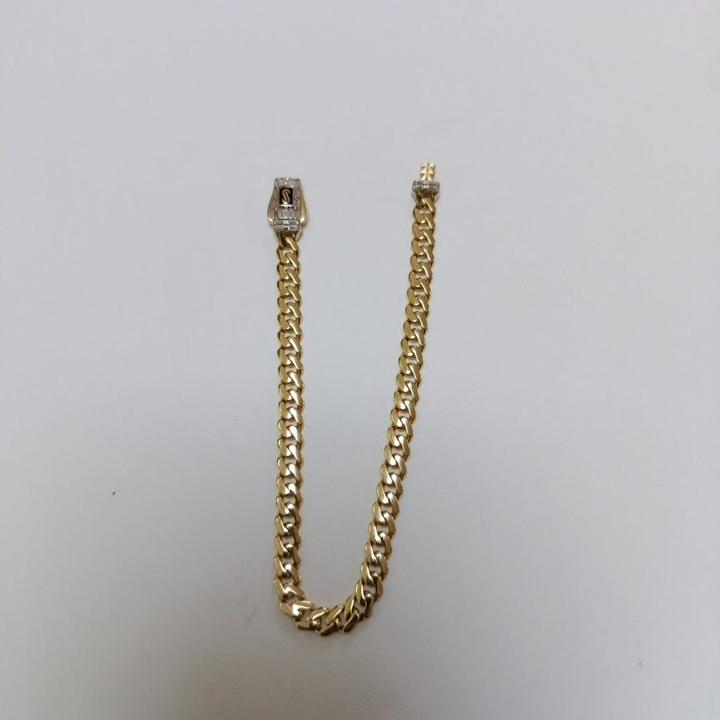 PULSERA MONACO ORO 14K 5.5 (NUEVO)