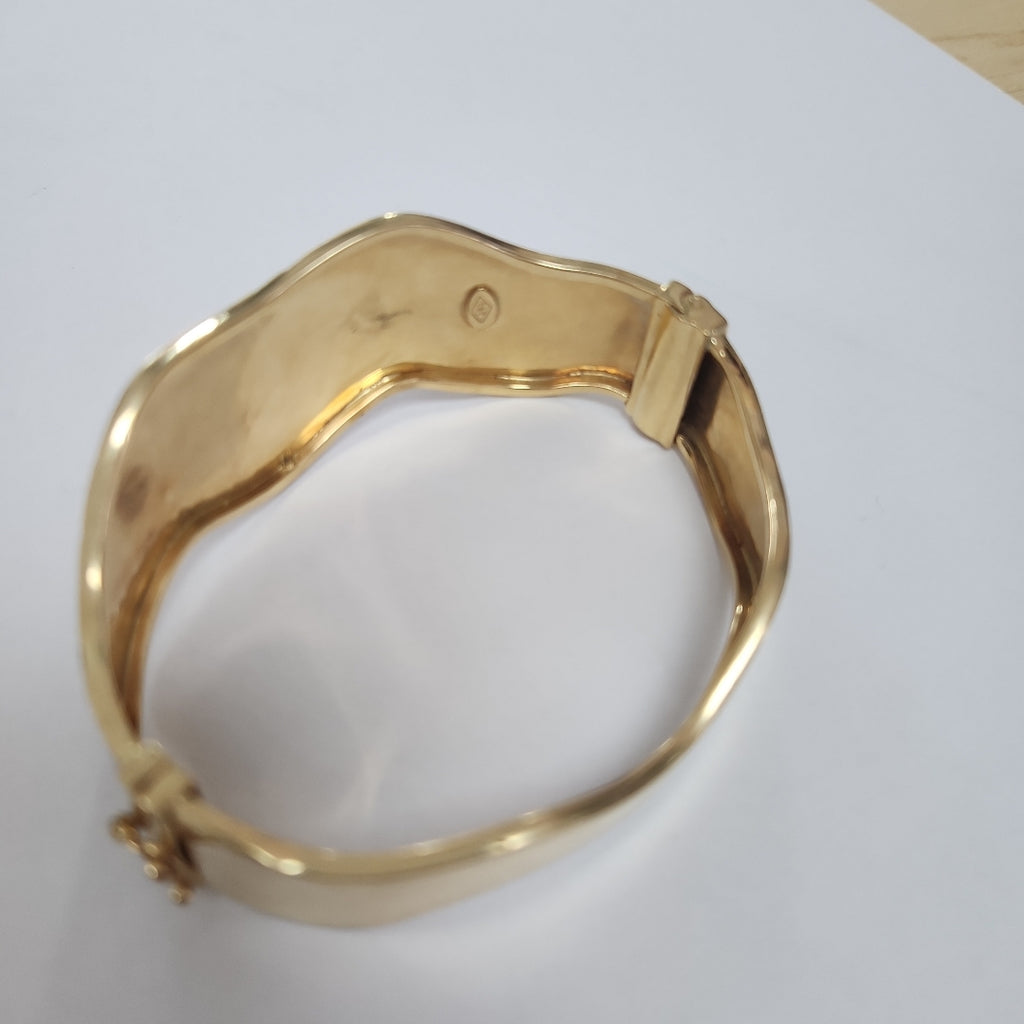 PULSERA RIGIDA ORO 14 K 20.3 GRMS (SEMINUEVO)