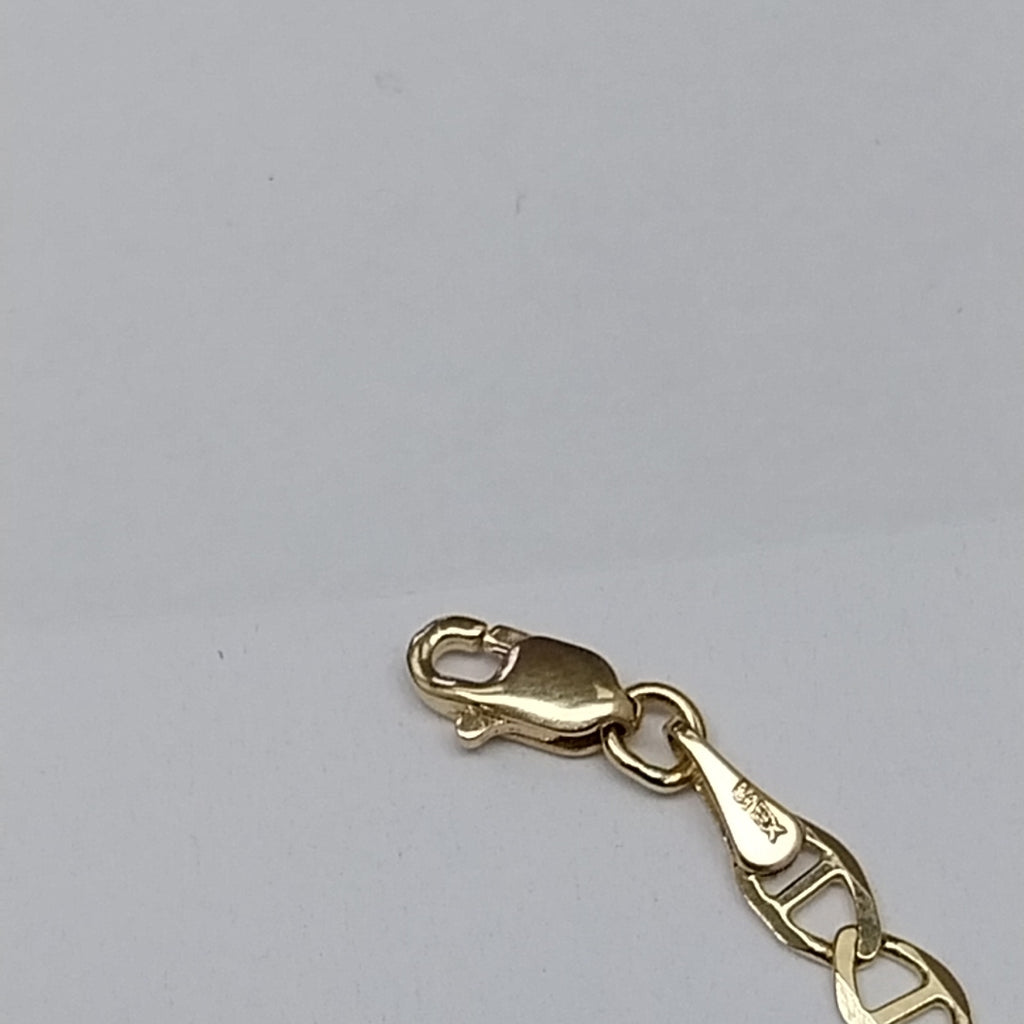 PULSERAS TEJIDO MARINERA ORO 14K 18 CM 2.8 GR (NUEVO)