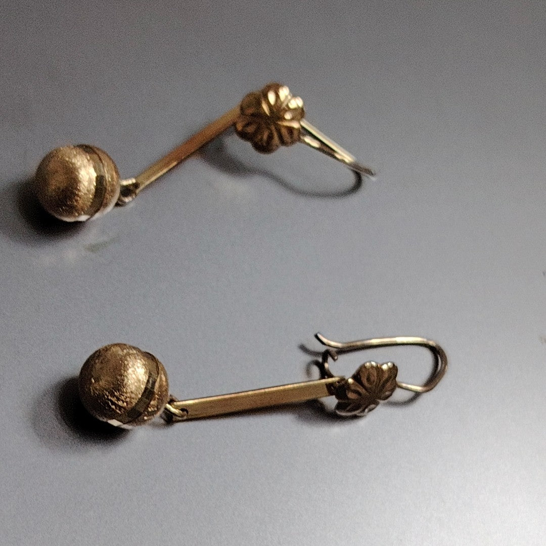 ARETES PAR ORO 14 K 3,50 GRMS (SEMINUEVO)