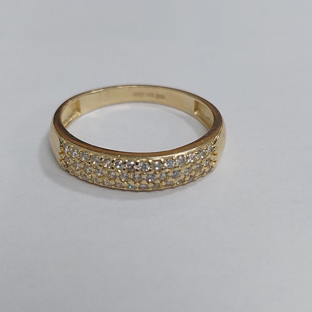 ANILLOS C/CIRCONIA ORO 10K TALLA 9 2.2 GR (NUEVO)