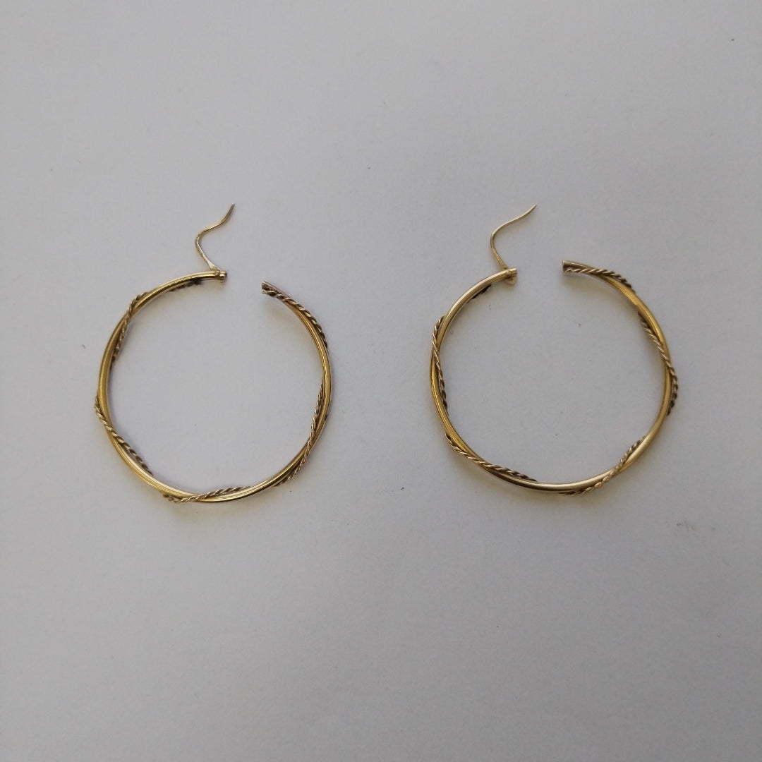 ARRACADAS PAR ORO 18 K 6.8 GRMS (SEMINUEVO)