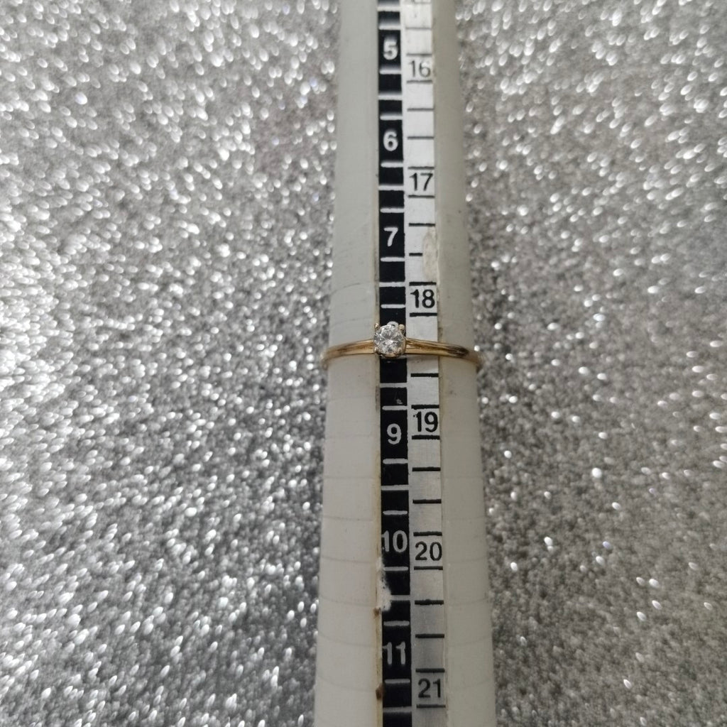 SOLITARIO ORO 14 K 1.3 GRMS (SEMINUEVO)