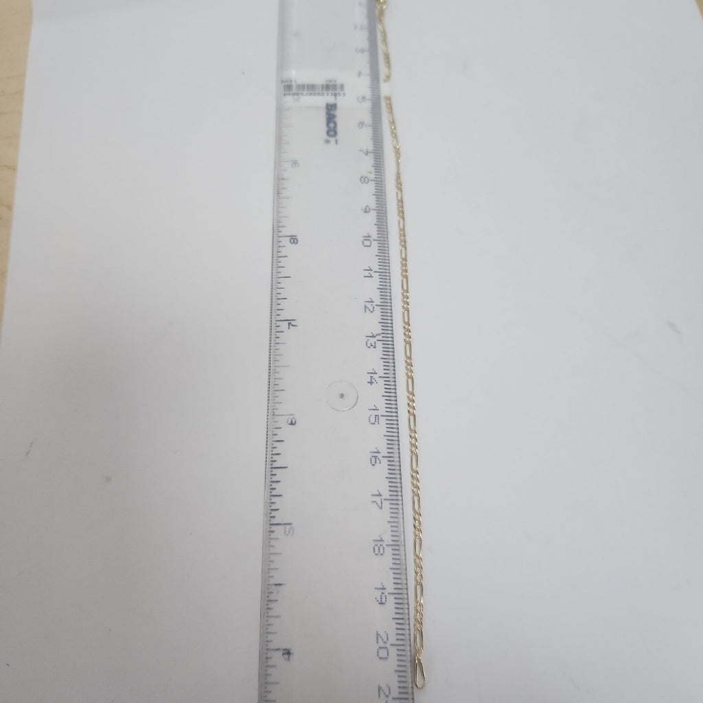 PULSERAS BARBADA ORO 14K 21 CM 1.7 GR (NUEVO)