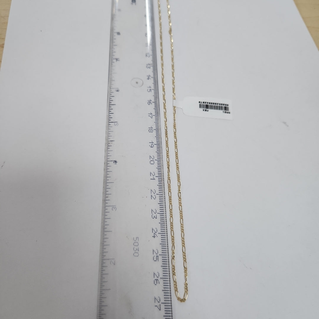 CADENAS TEJIDO 3X1 ORO 14K 55 CM 2.6 GR (NUEVO)