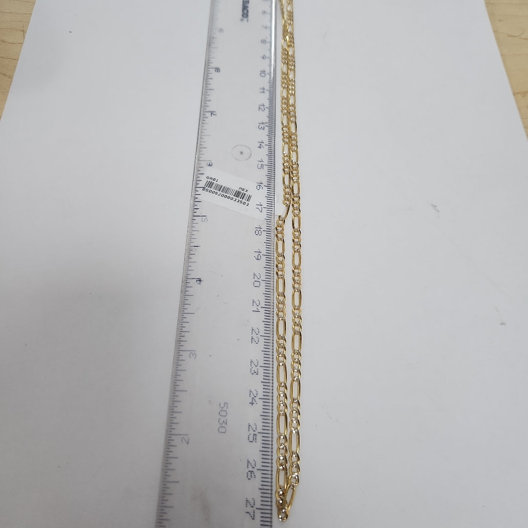 CADENAS 3X1 DIAMANTADA ORO 14K 55 CM 8.6 GR (NUEVO)