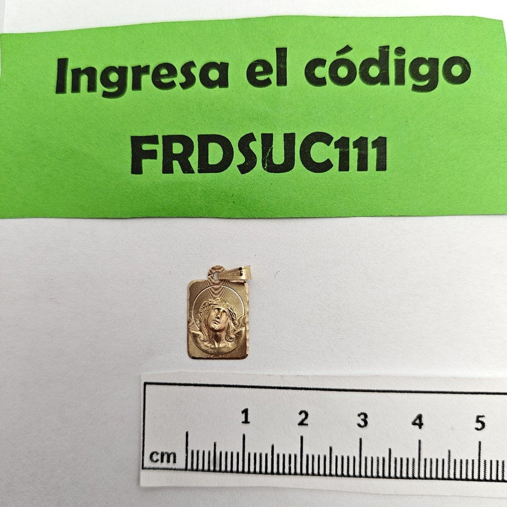 MEDALLA RELIGIOSA ORO 10 K 0,90 GRMS (SEMINUEVO)