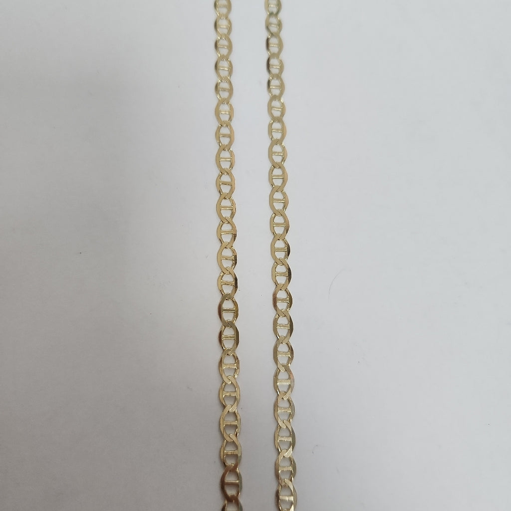CADENAS TEJIDO MARINERA ORO 14K 60 CM 8.7 GR (NUEVO)