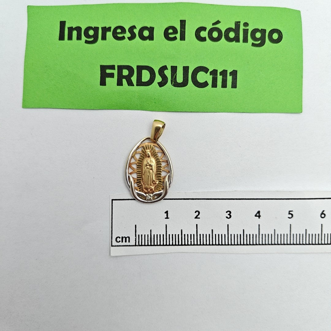 MEDALLA RELIGIOSA ORO COMBINADO 18 K 3,00 GRMS (SEMINUEVO)