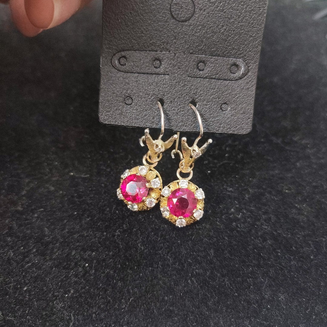 ARETES PAR ORO 8 K 5.8 GRMS (SEMINUEVO)