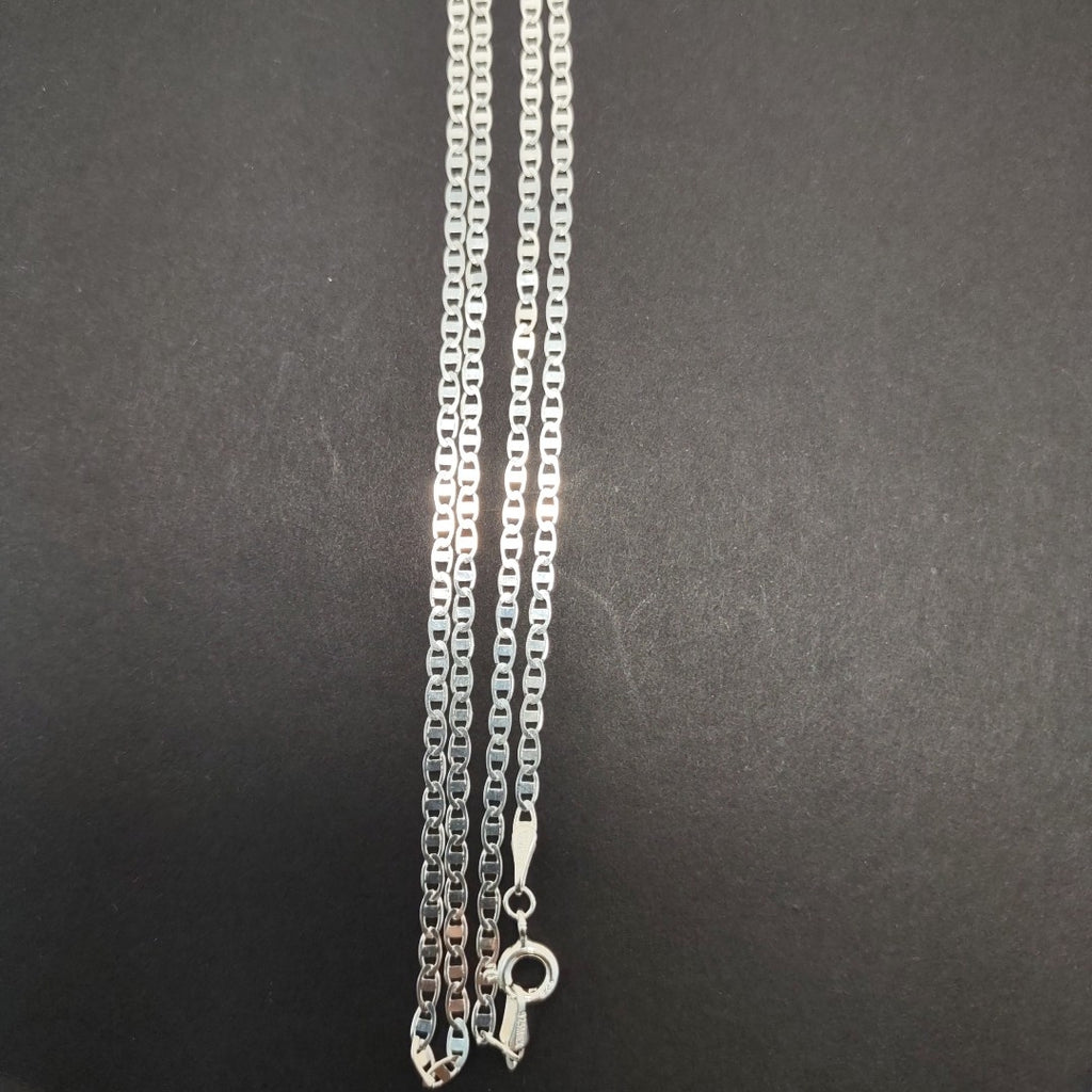 CADENA TEJIDO ESPEJO PLATA .925 55 CM 4 GR (NUEVO)