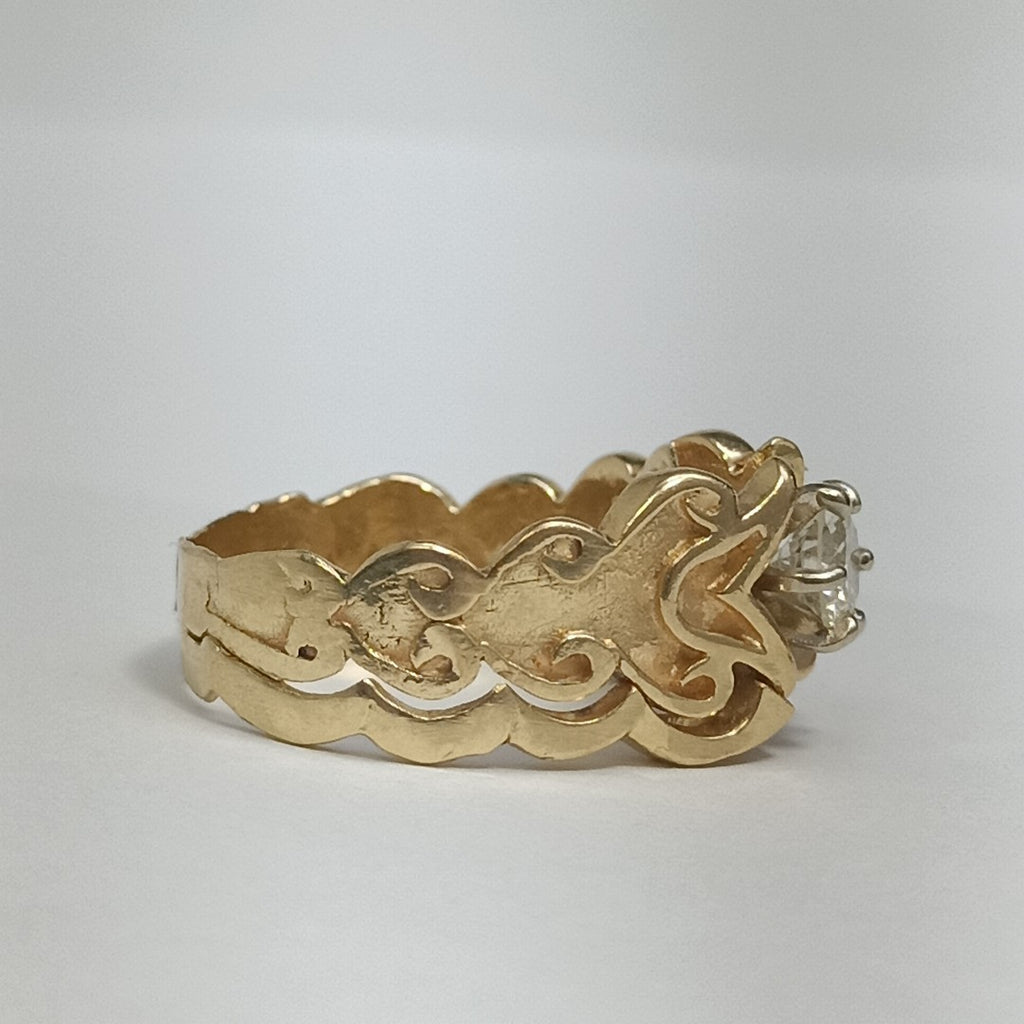 ANILLO ORO 14 K 6,20 GRMS (SEMINUEVO)