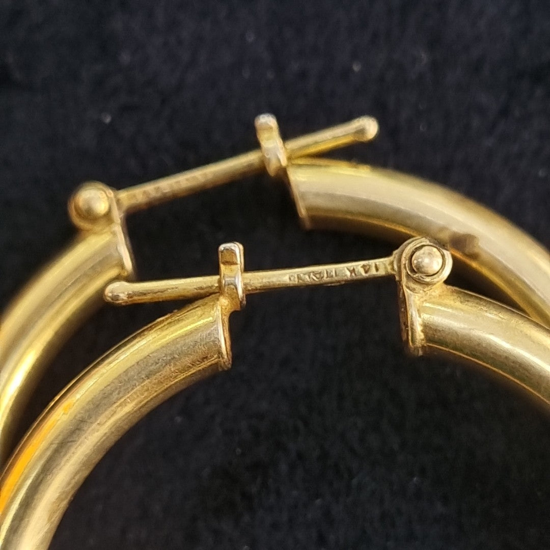 ARETES PAR ORO 14 K 7.8 GRMS (SEMINUEVO)