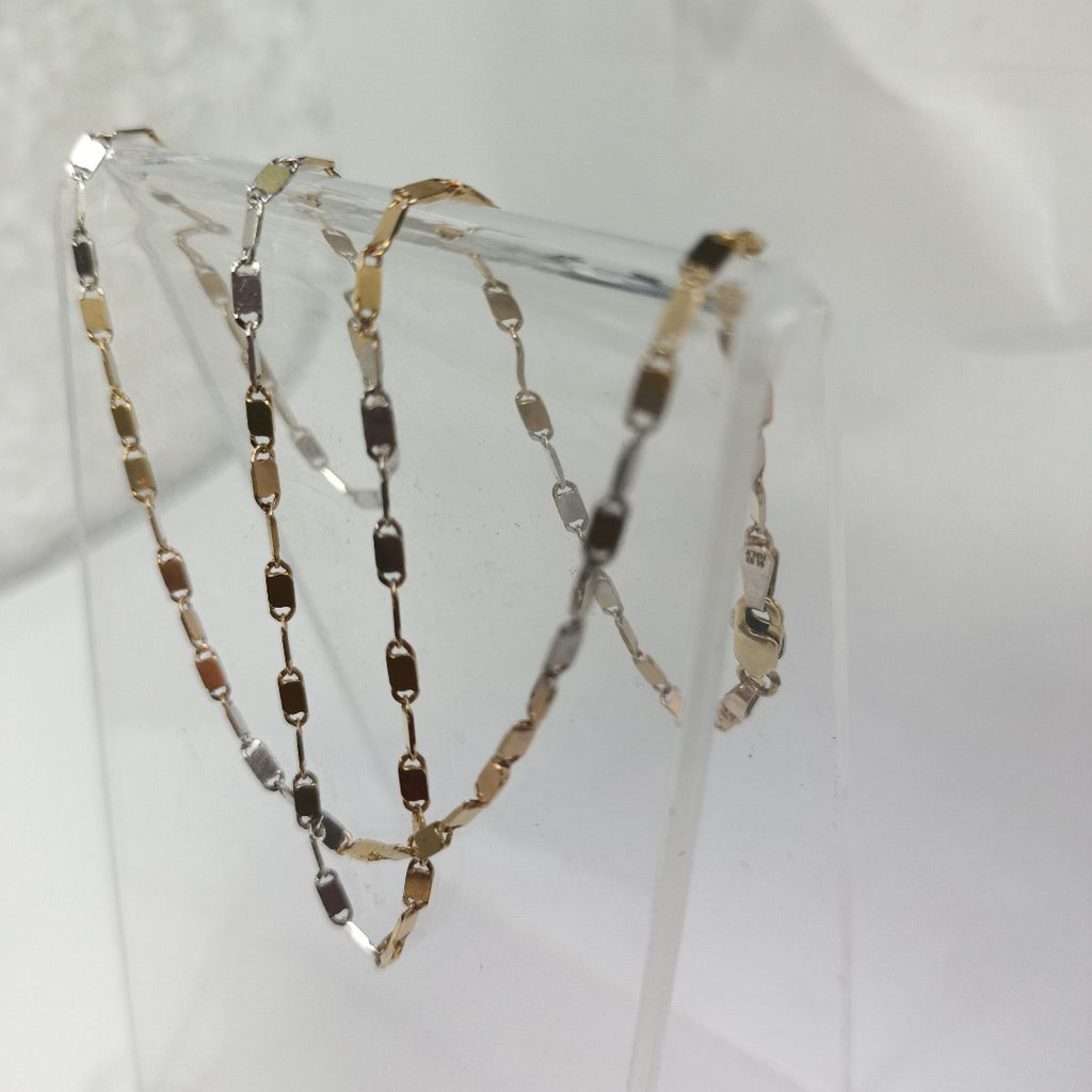 CADENA ORO COMBINADO 14 K 3,80 GRMS (SEMINUEVO)